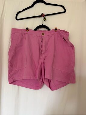 Big Bud Press Pink Cargo-Style Shorts